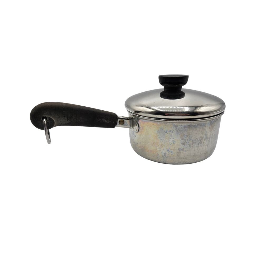 Revere‎ Ware 1 Quart Tall Sauce Pan Stainless Steel with Lid EUC